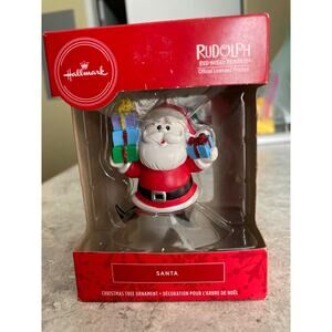 Hallmark Rudolf the Red-Nosed Reindeer Santa Ornament